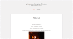 Desktop Screenshot of praguephotographer.com