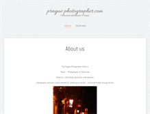 Tablet Screenshot of praguephotographer.com